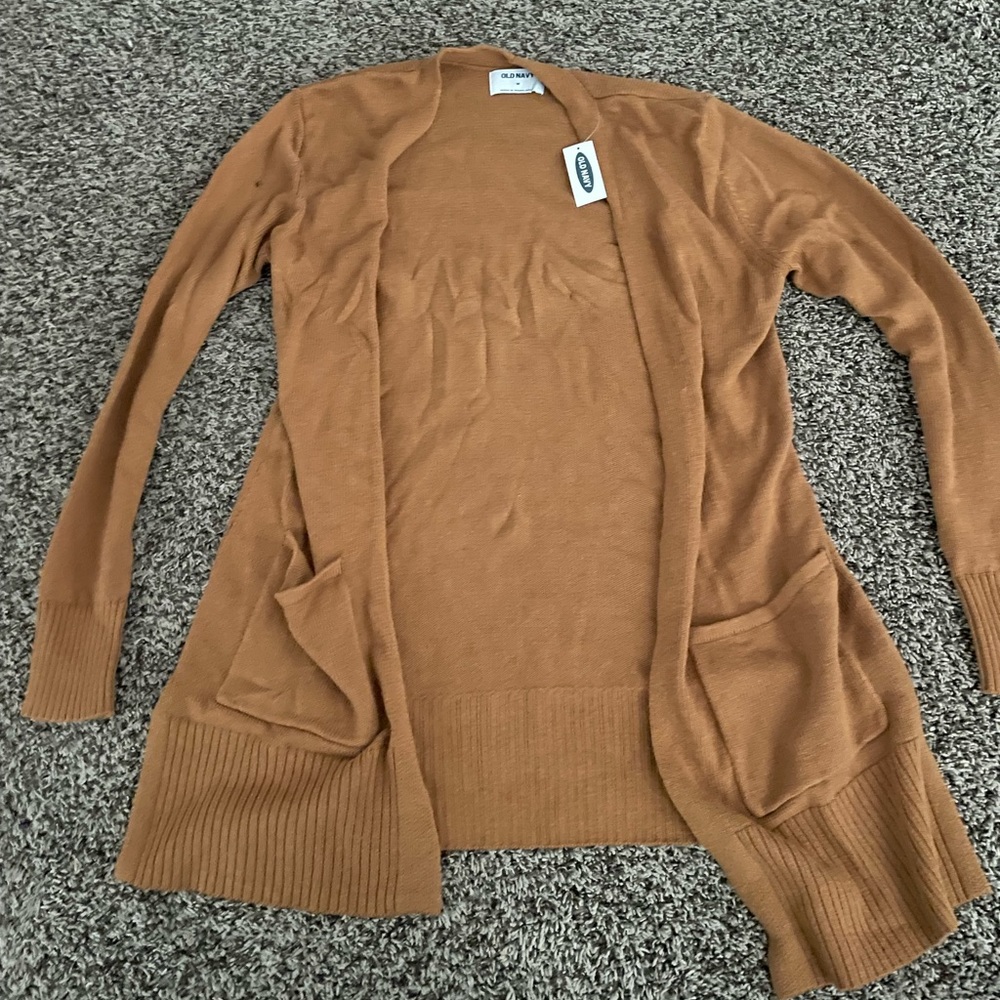 Old navy tan brown cardigan